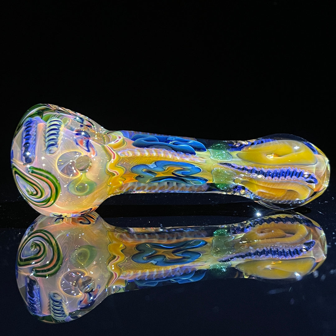 Super Chunky Inside Out Spoon Glass Pipe Tiny Mike   