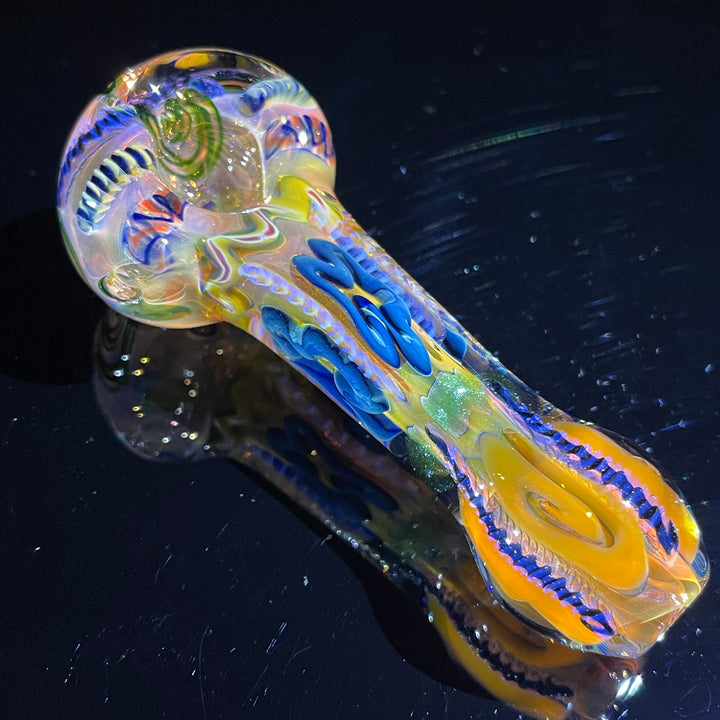 Super Chunky Inside Out Spoon Glass Pipe Tiny Mike   