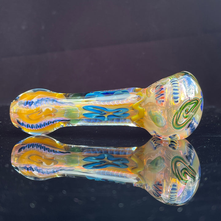 Super Chunky Inside Out Spoon Glass Pipe Tiny Mike   