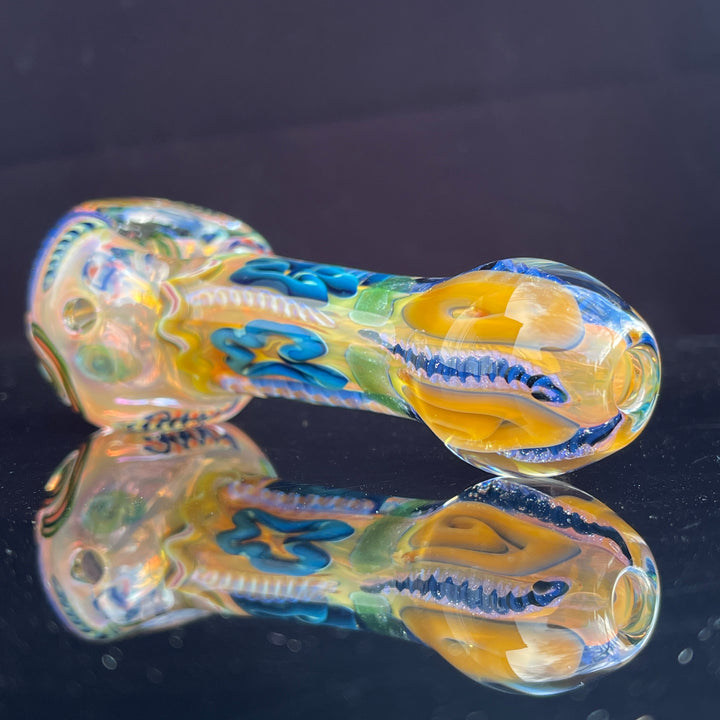 Super Chunky Inside Out Spoon Glass Pipe Tiny Mike   