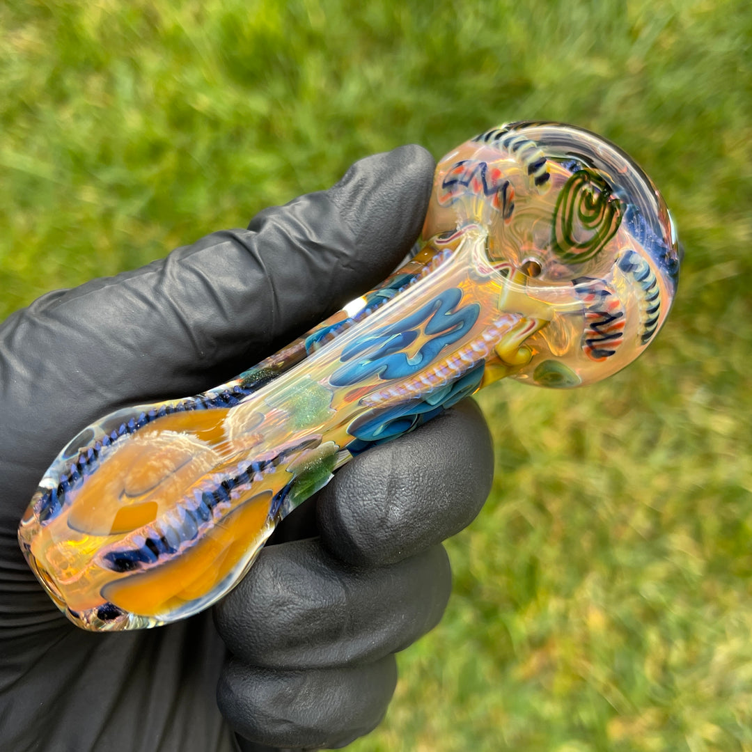 Super Chunky Inside Out Spoon Glass Pipe Tiny Mike   