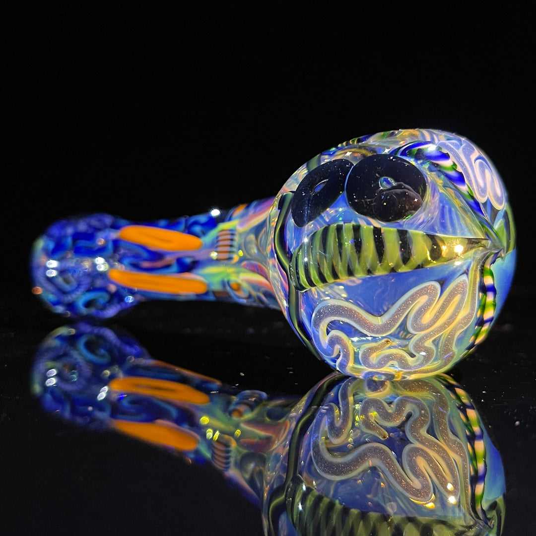 Super Chunky Inside Out Spoon Glass Pipe Tiny Mike   