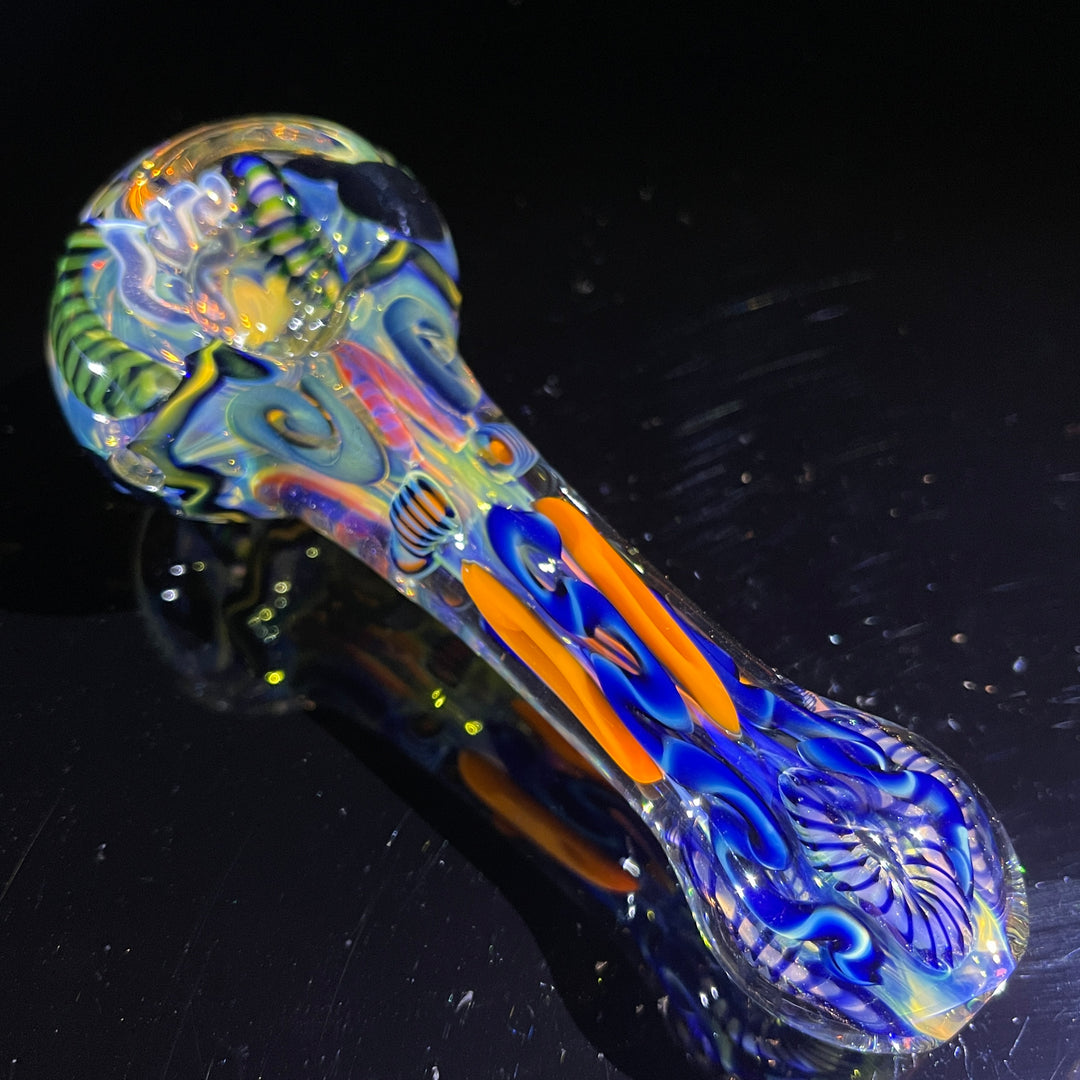 Super Chunky Inside Out Spoon Glass Pipe Tiny Mike   