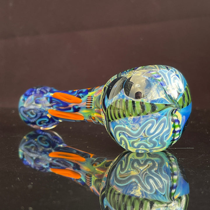 Super Chunky Inside Out Spoon Glass Pipe Tiny Mike   