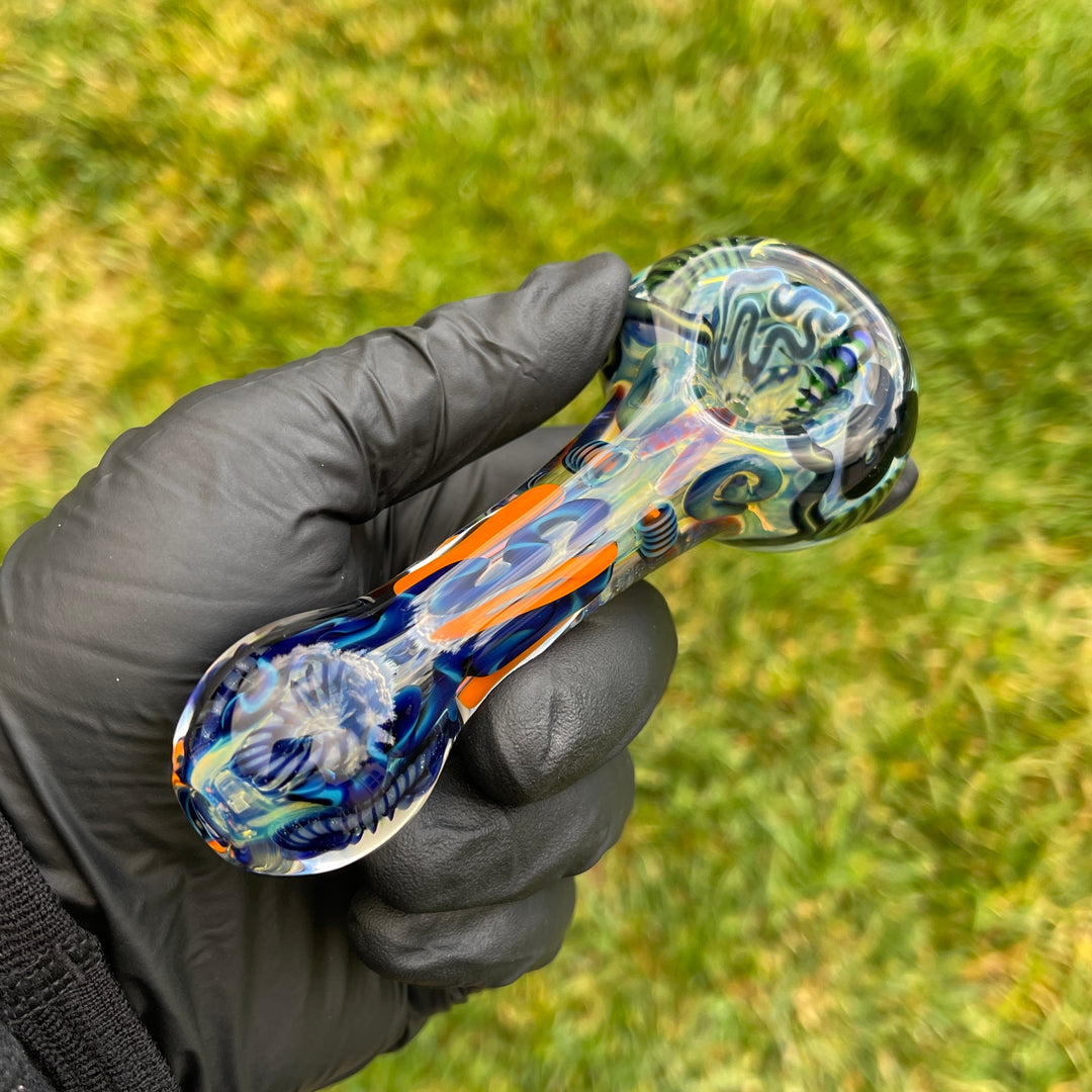 Super Chunky Inside Out Spoon Glass Pipe Tiny Mike   