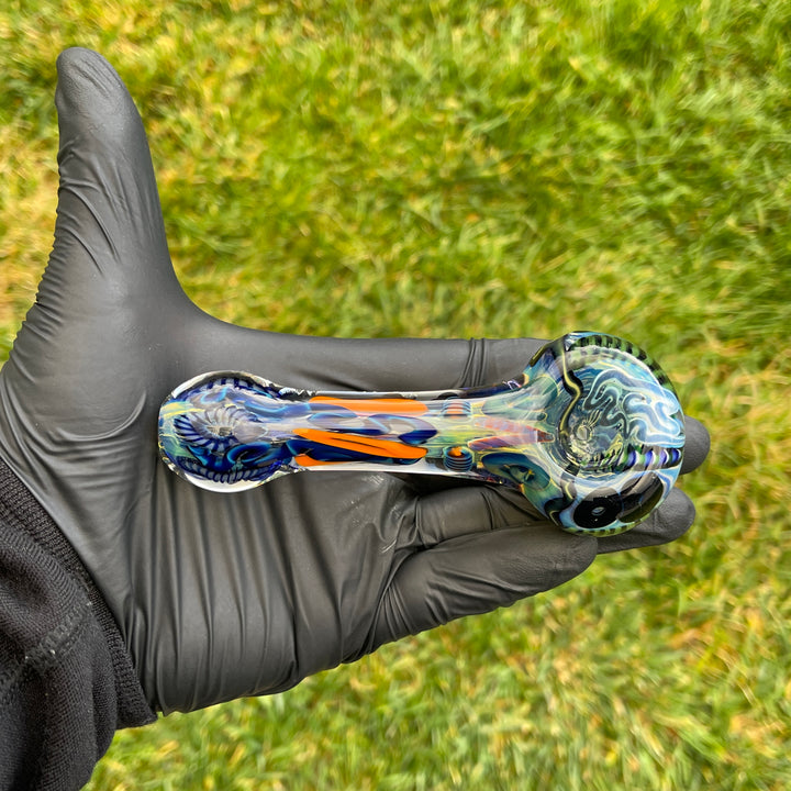 Super Chunky Inside Out Spoon Glass Pipe Tiny Mike   