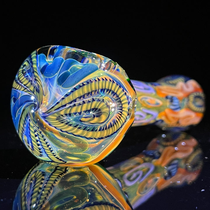 Super Chunky Inside Out Spoon Glass Pipe Tiny Mike   