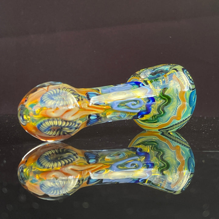 Super Chunky Inside Out Spoon Glass Pipe Tiny Mike   