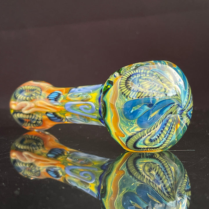 Super Chunky Inside Out Spoon Glass Pipe Tiny Mike   