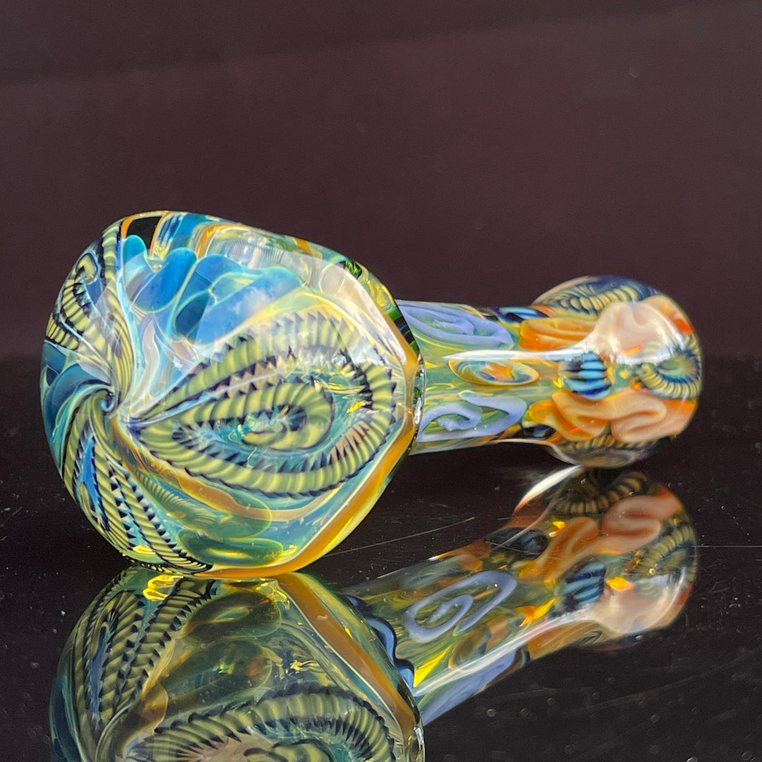 Super Chunky Inside Out Spoon Glass Pipe Tiny Mike   