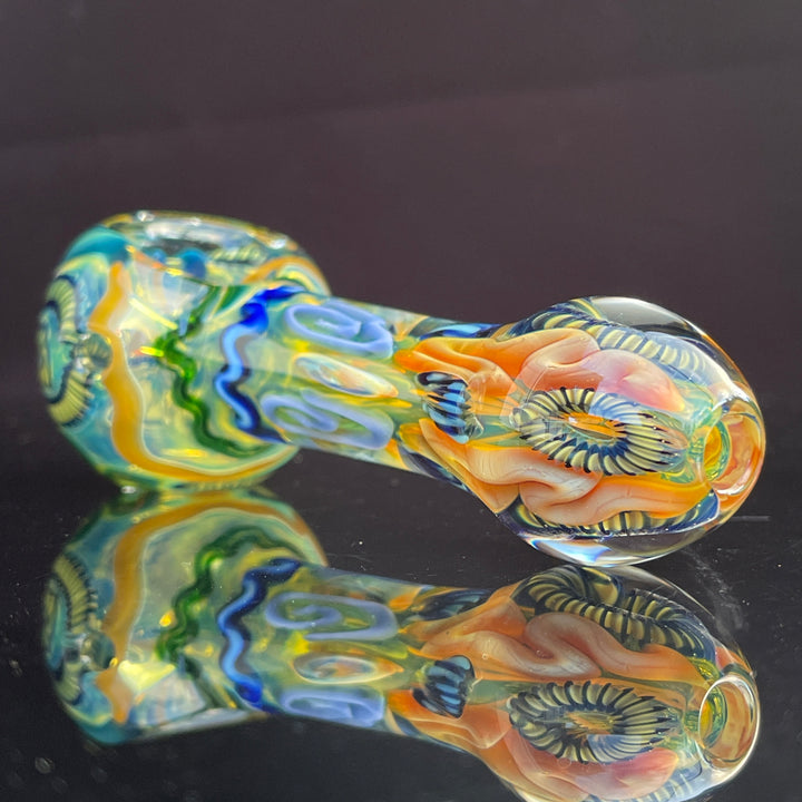 Super Chunky Inside Out Spoon Glass Pipe Tiny Mike   