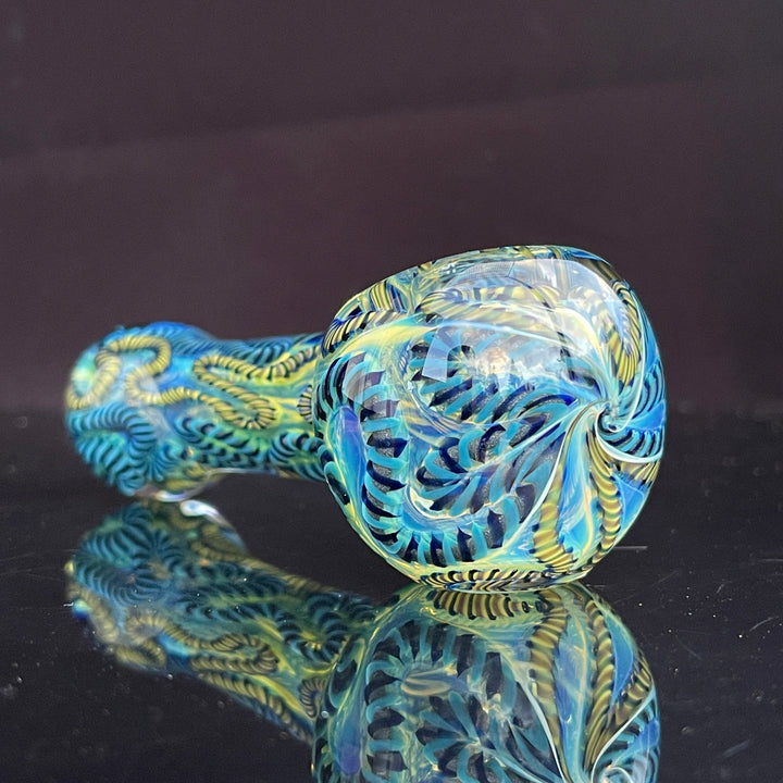 Super Chunky Inside Out Spoon Glass Pipe Tiny Mike   