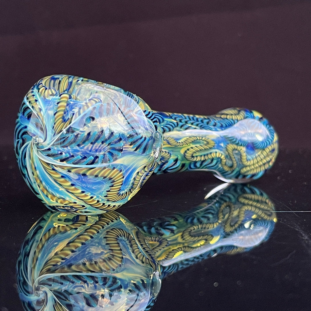 Super Chunky Inside Out Spoon Glass Pipe Tiny Mike   