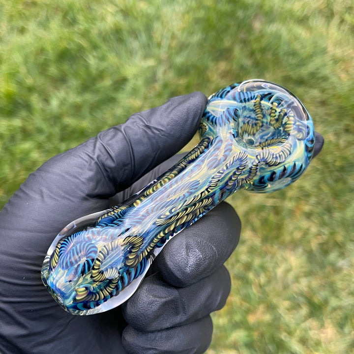 Super Chunky Inside Out Spoon Glass Pipe Tiny Mike   