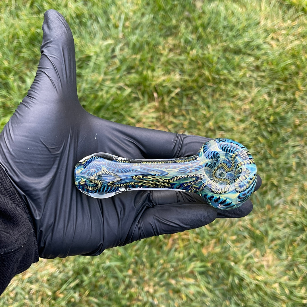 Super Chunky Inside Out Spoon Glass Pipe Tiny Mike   