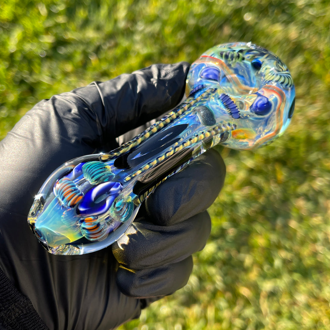 Super Chunky Inside Out Spoon Glass Pipe Tiny Mike   