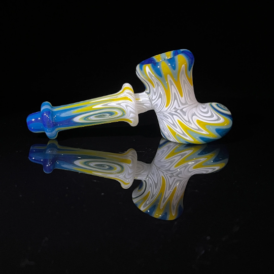 Starry Night Heady Hammer Bubbler Glass Pipe TG   