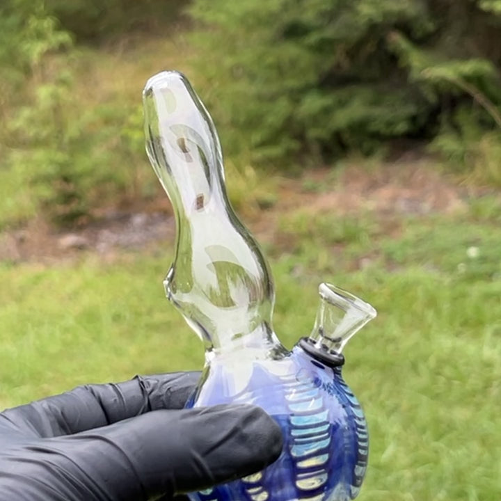 5" Silver Fumed Mini Bong