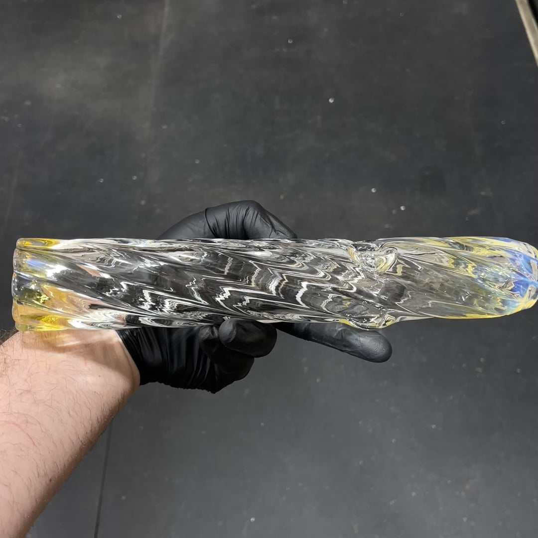 12" Twisted Fume Steamroller Glass Pipe USA