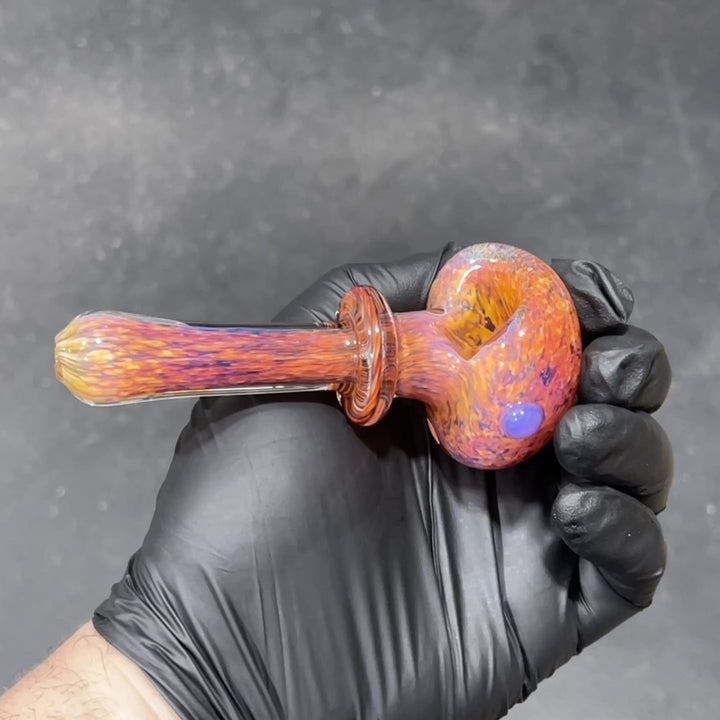 Thick Striking Purple Pipe + Ryot HeadCase Combo Glass Pipe Chuck Glass