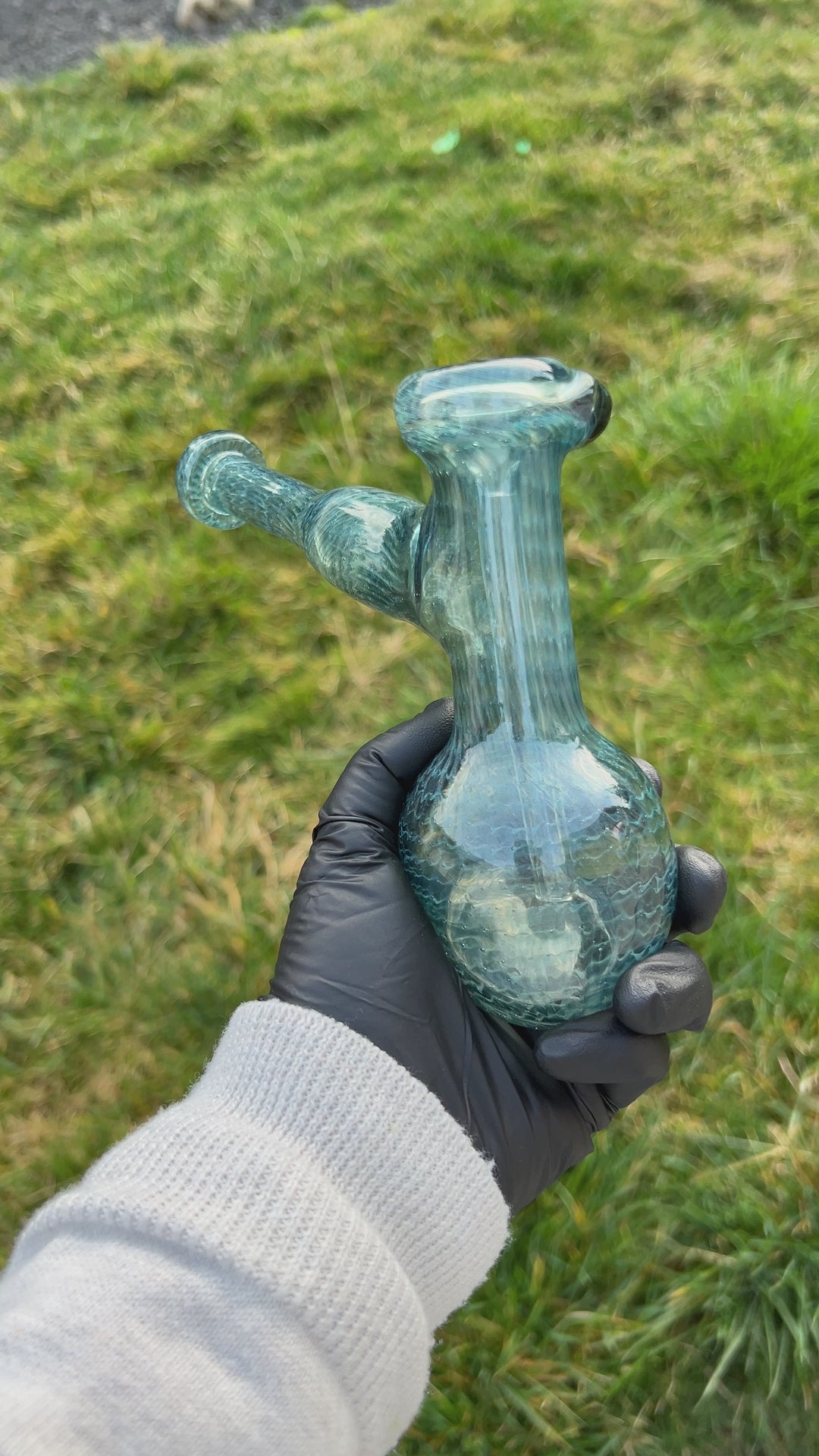 Unobtanium Bubbler with Blue Carb