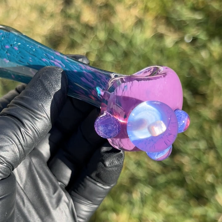 Frozen Explosion Opal Marble Pipe Glass Pipe Beezy Glass