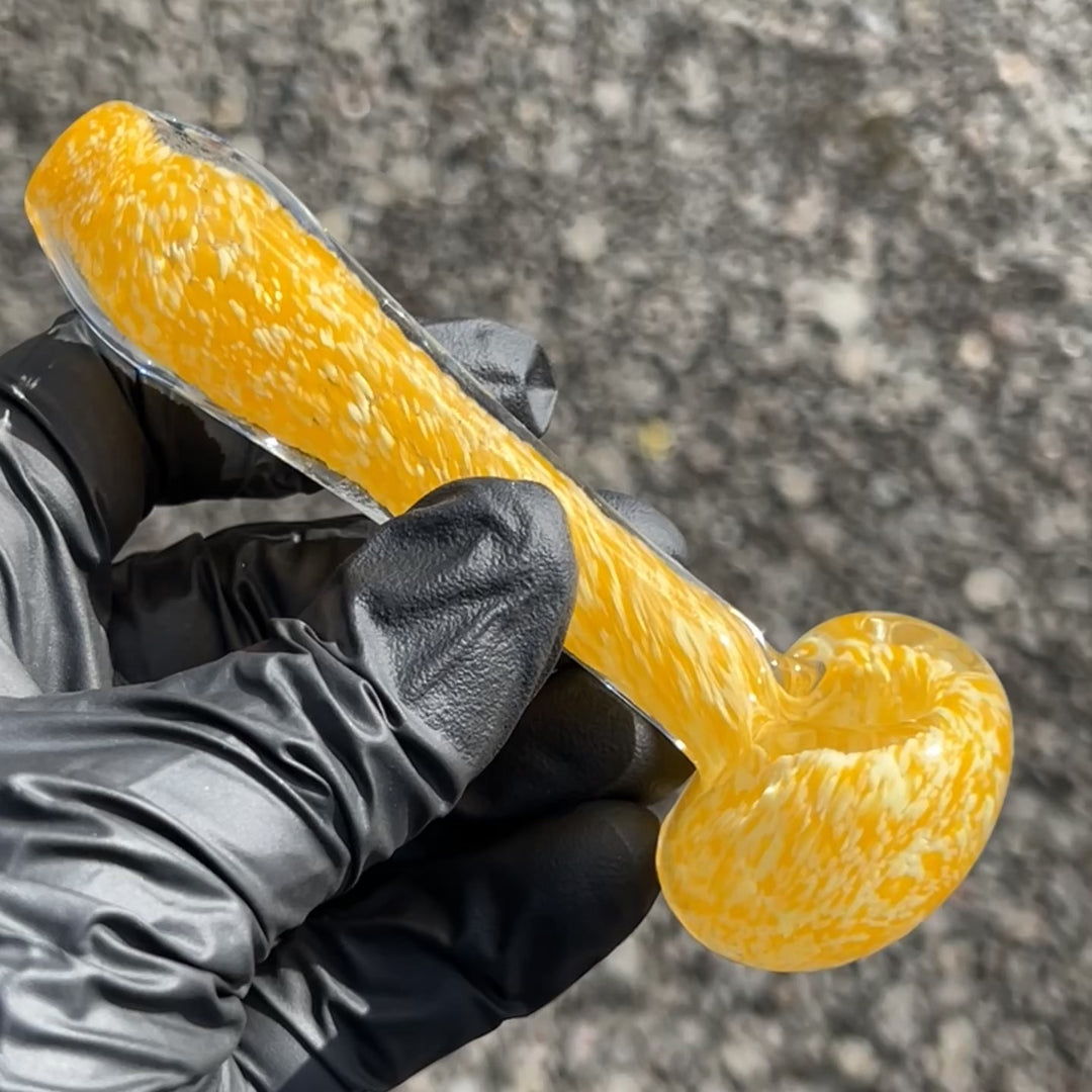 Orange Sherbert Pocket Pipe Glass Pipe Beezy Glass