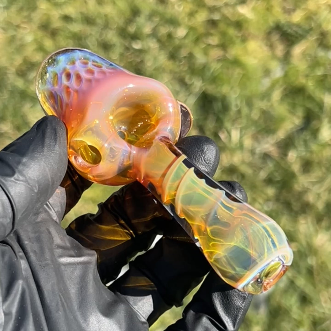 Alien Brain Honeycomb Pipe Glass Pipe Plug a Nug