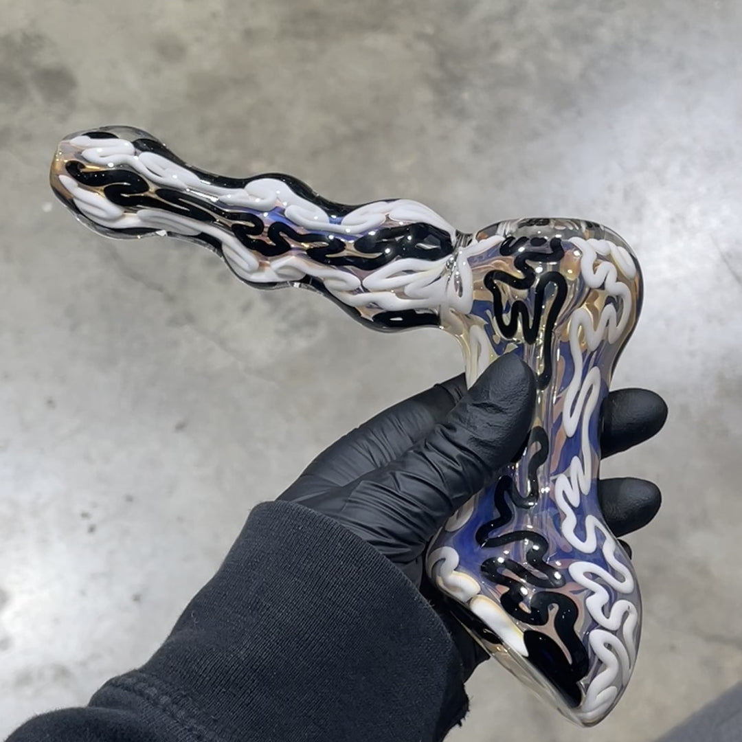 Inside Out Hammer Bubbler Glass Pipe Tiny Mike