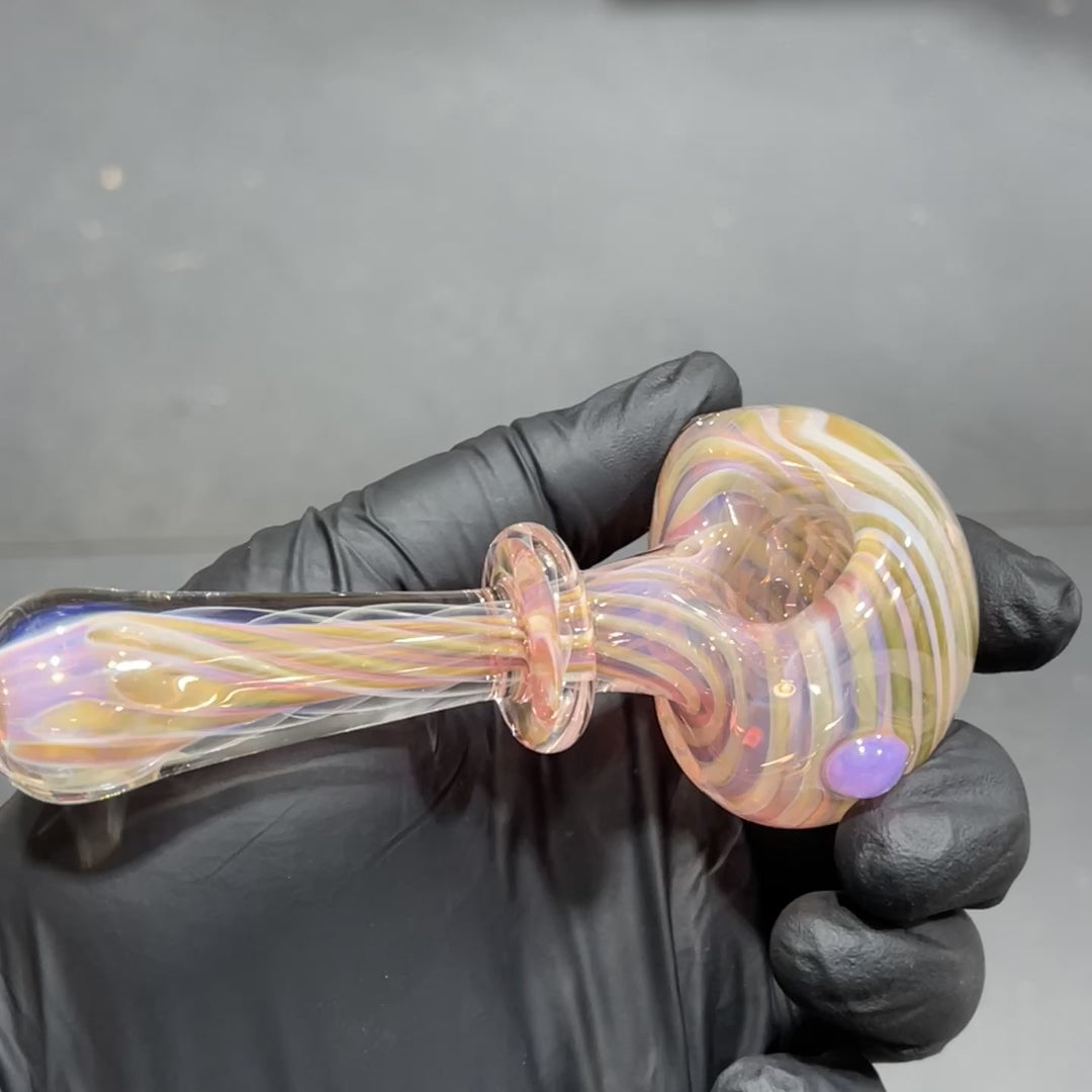 Thick Fumed Pipe + Ryot Headcase Combo Glass Pipe Chuck Glass