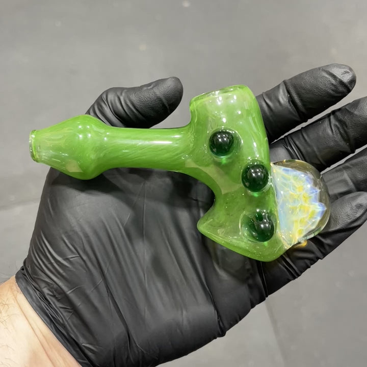 Frit Honeycomb Hammer Glass Pipe Catfish Glass