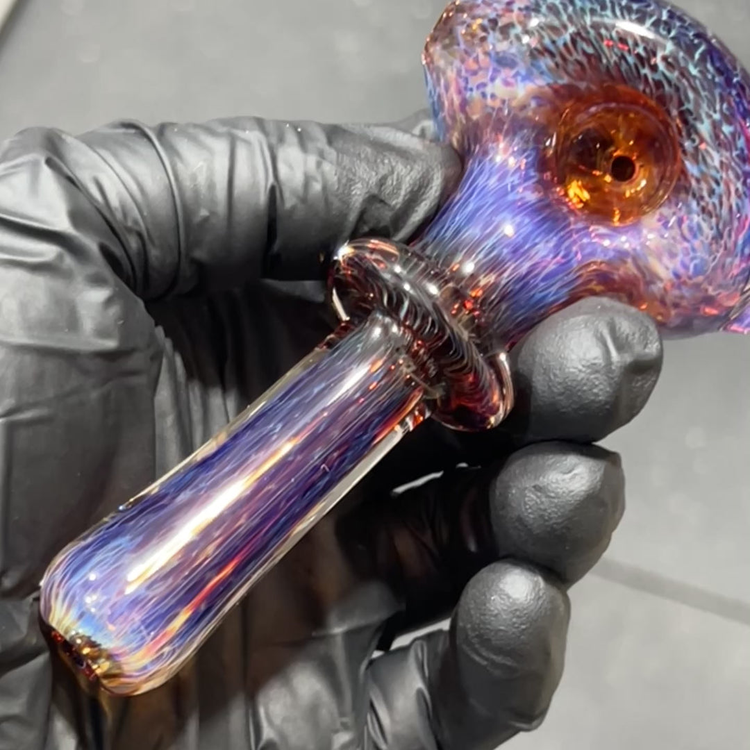 Thick Purple Pipe Glass Pipe Chuck Glass