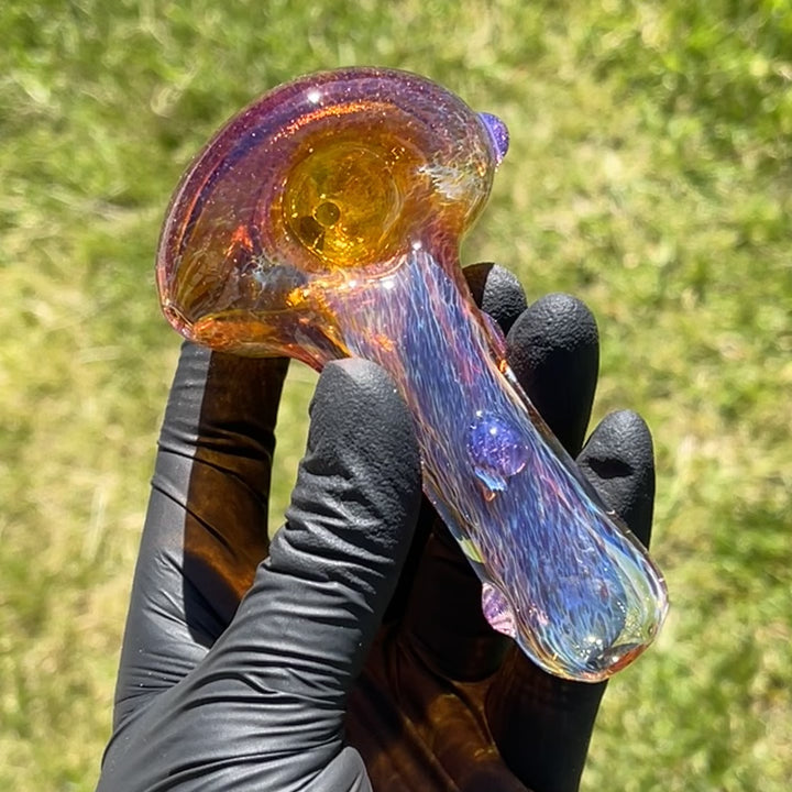 Thick Purple Pipe Glass Pipe Chuck Glass