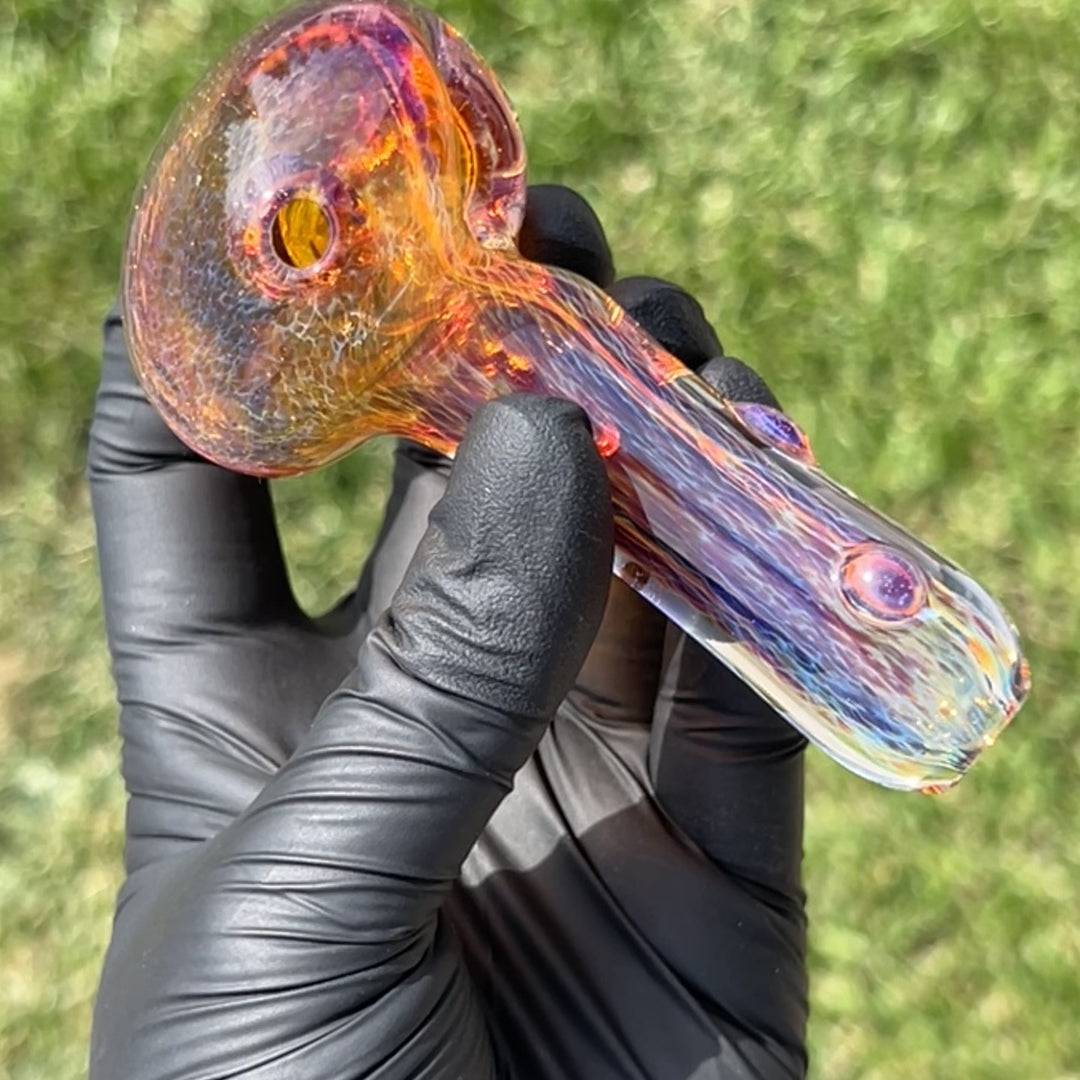 Thick Purple Pipe Glass Pipe Chuck Glass