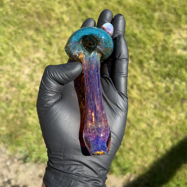 Mushroom Purple Magic Pipe Glass Pipe Beezy Glass