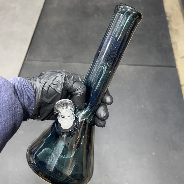 11" Sea Ice Beaker Bong Glass Pipe Mary Jane's Glass