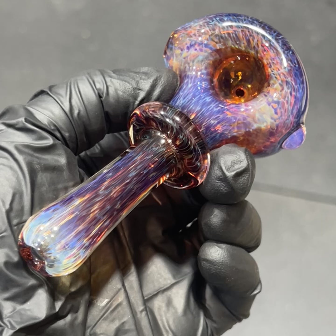 Thick Purple Pipe Glass Pipe Chuck Glass