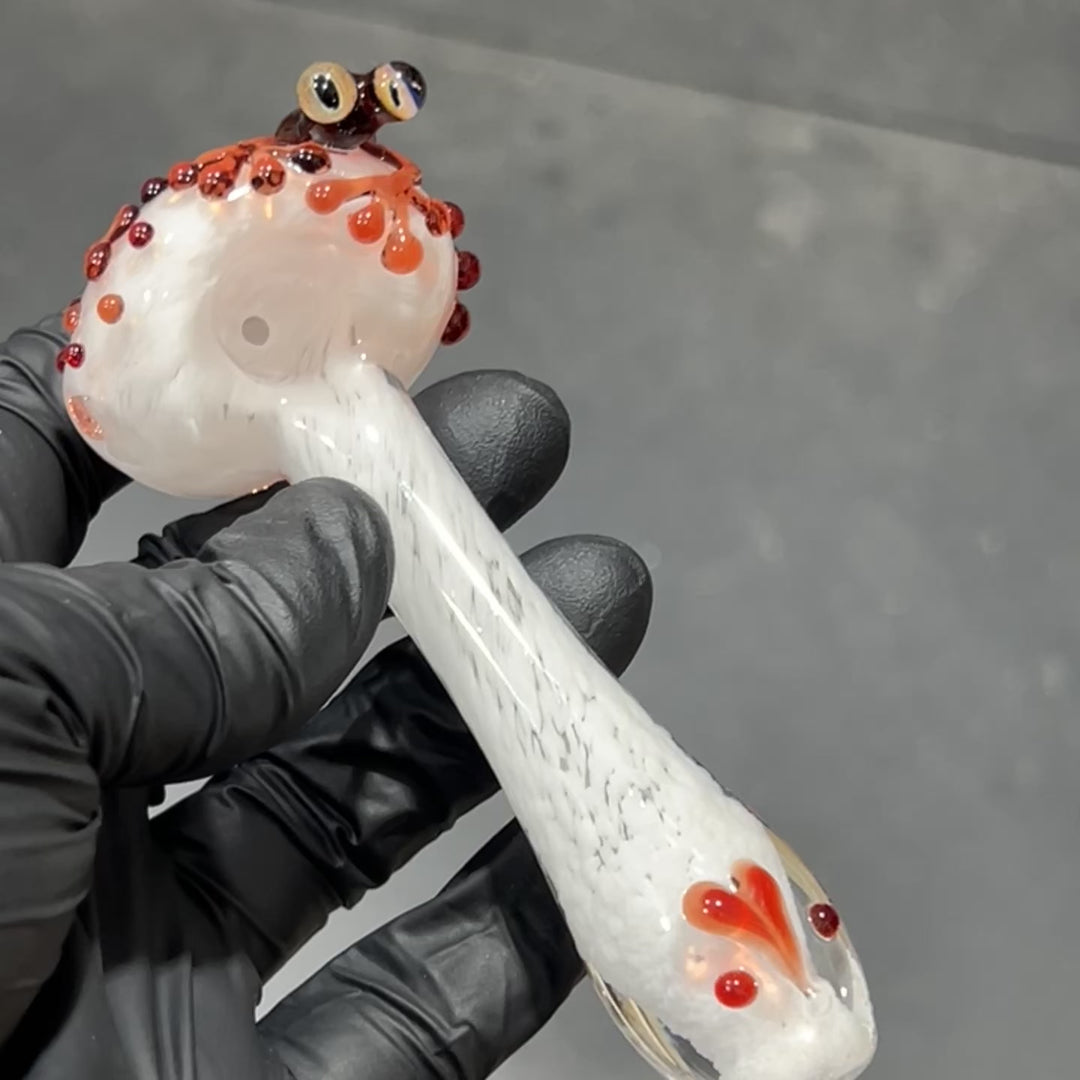 Valentine's Day Frog Pipe Glass Pipe Beezy Glass