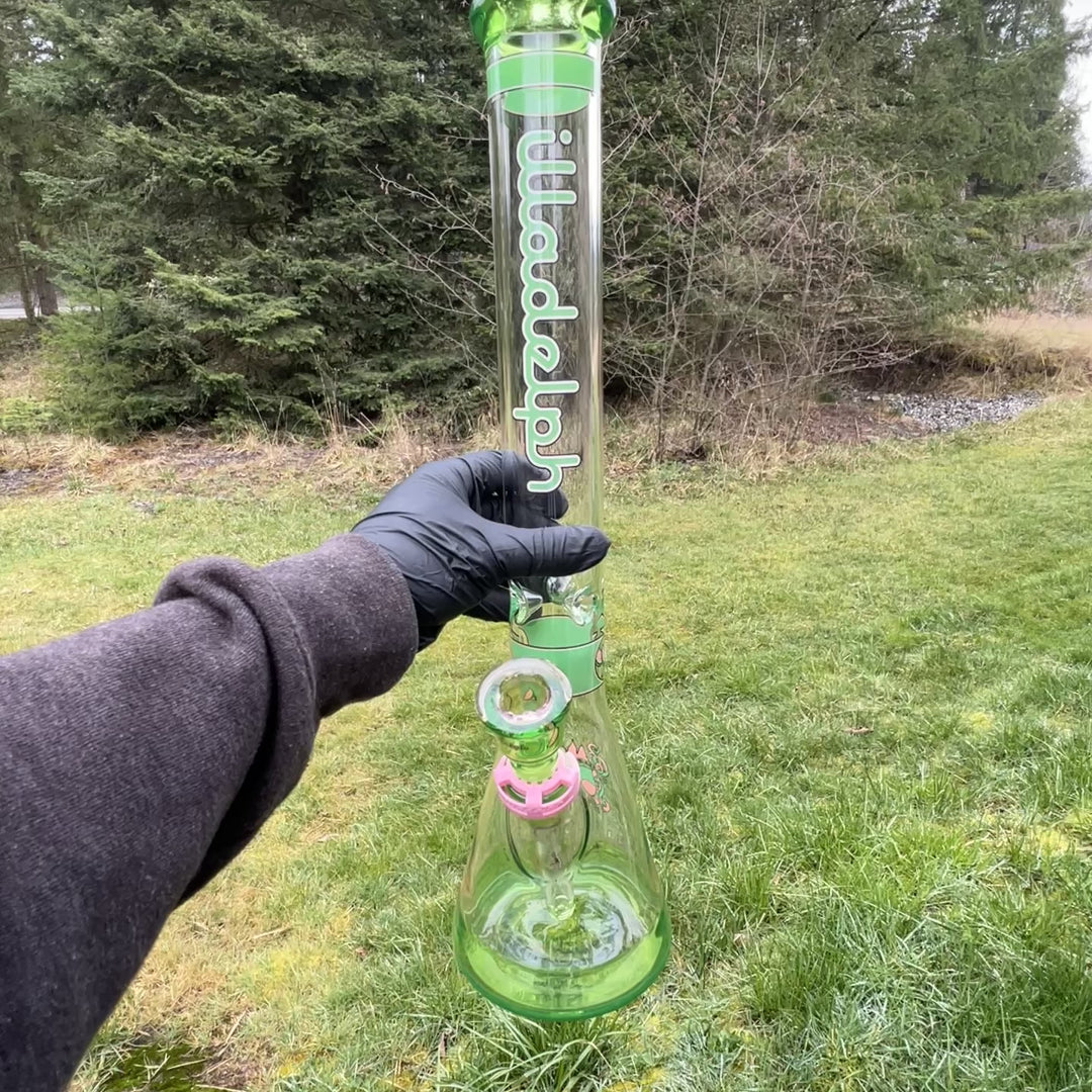 Illadelph Watermelon Beaker Bong Glass Pipe Illadelph Glass