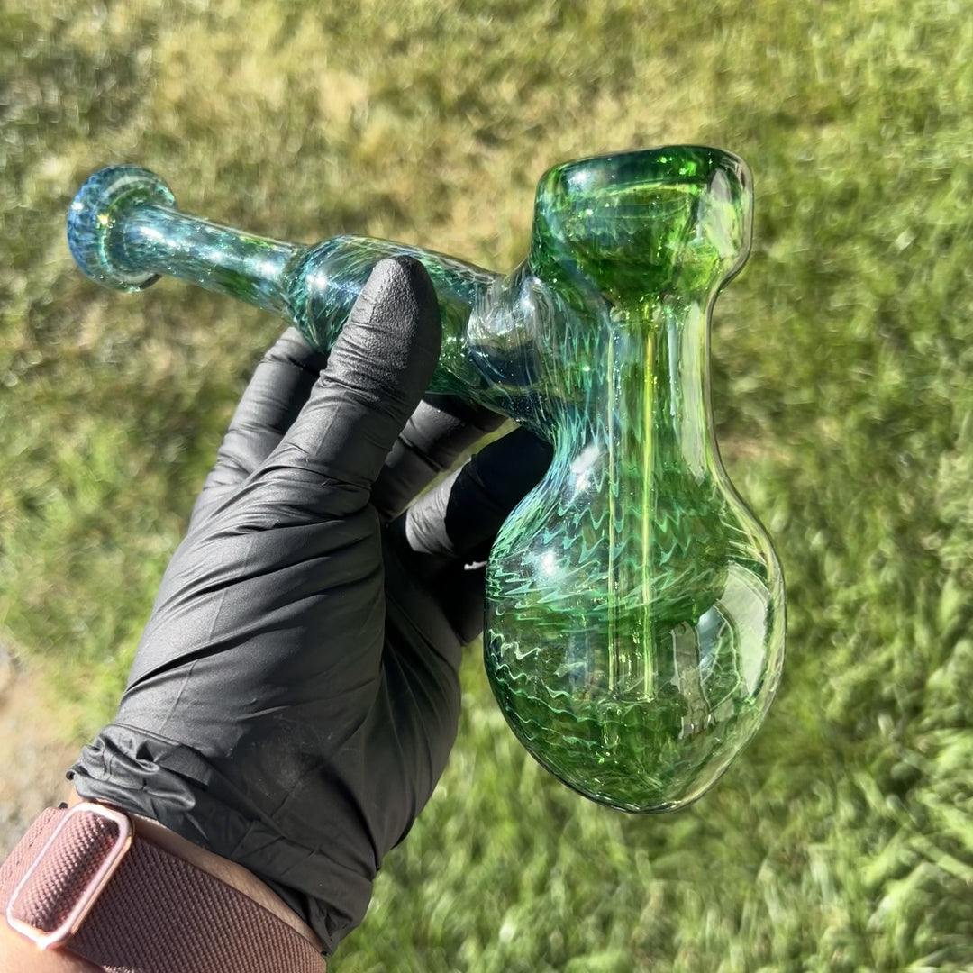 Forest Hammer Bubbler with Green Car