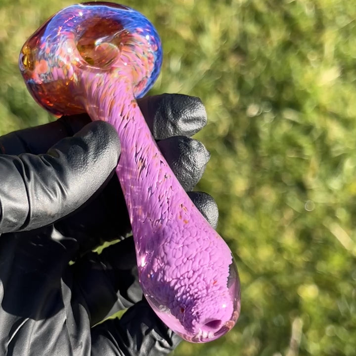 Grape Frit Pipe Glass Pipe Beezy Glass