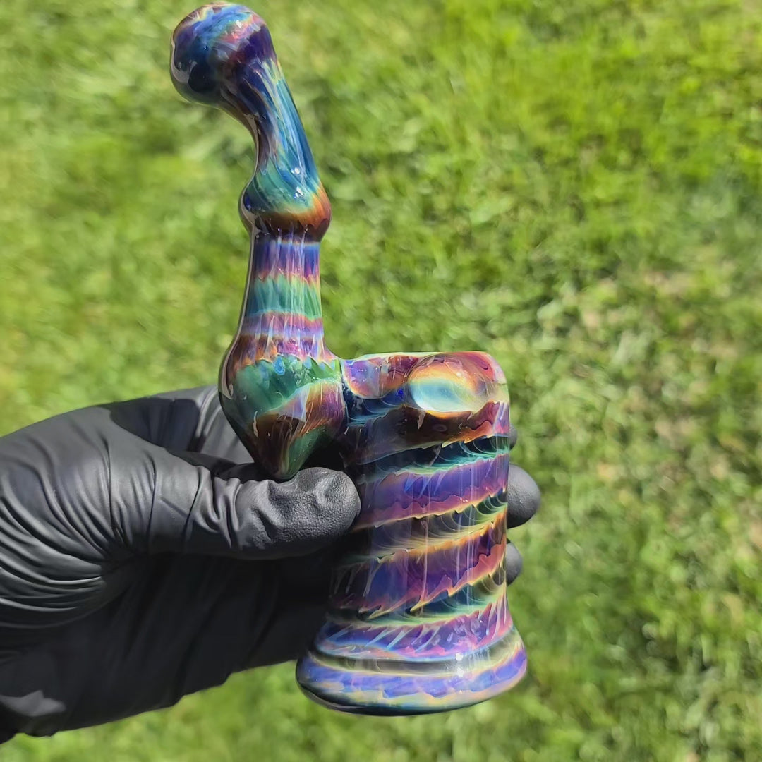 Purple Tye Dye Sherlock Bubbler