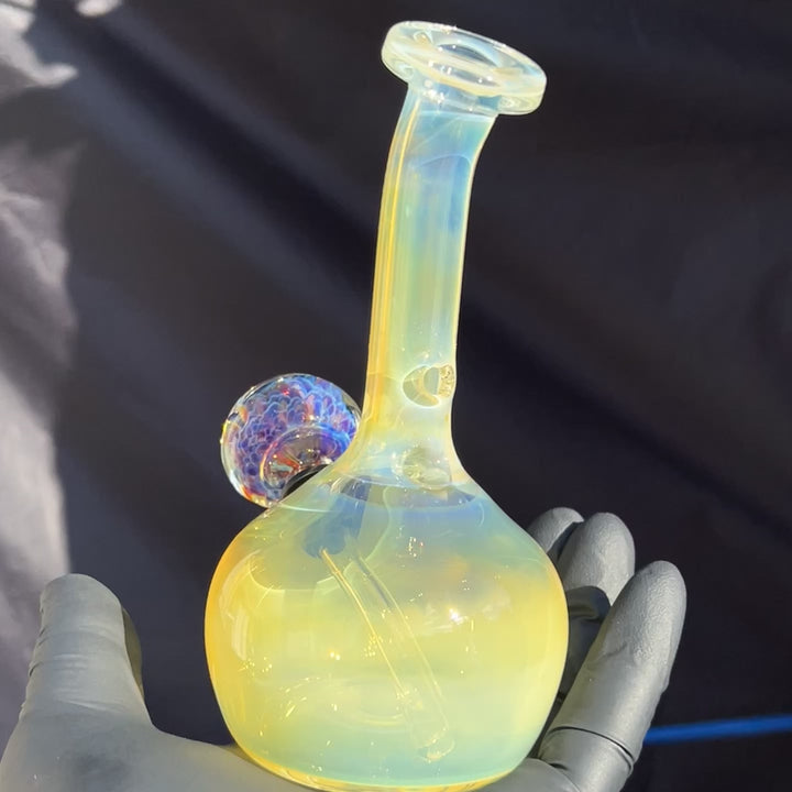 Heavy Silver Fumed Mini Bong