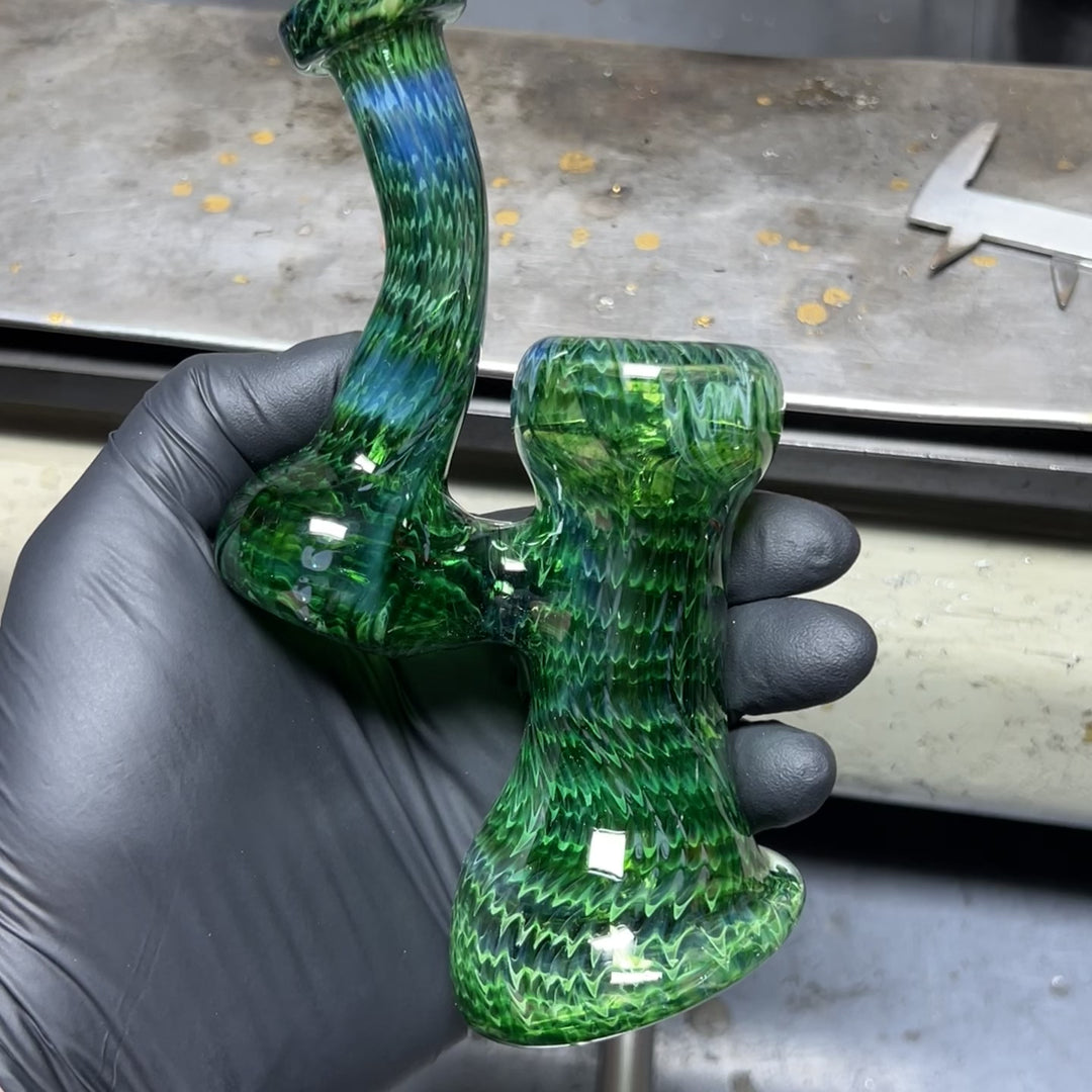 Forest Bubbler with Slyme Carb Glass Pipe Cose Glass