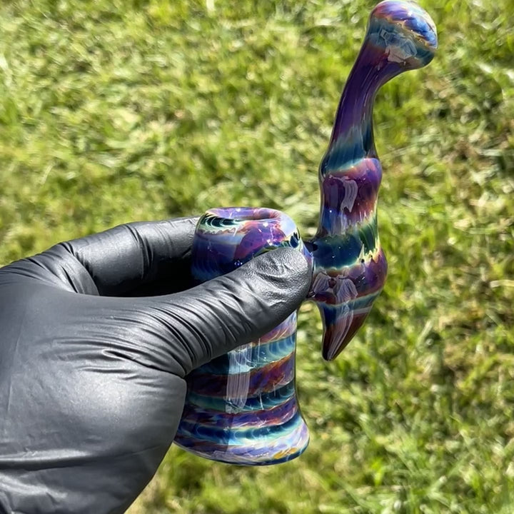 Purple Tie Dye Sherlock Bubbler