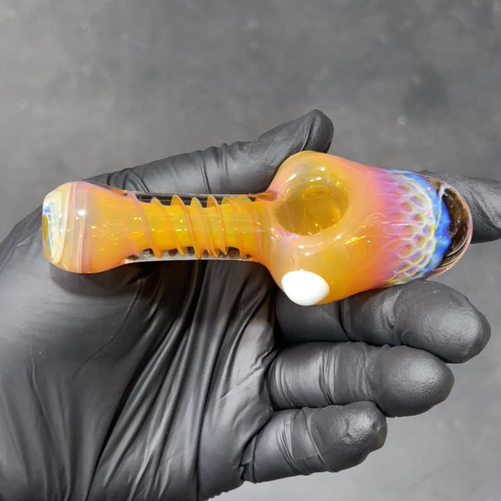 Alien Brain Honeycomb Pipe Glass Pipe Plug a Nug