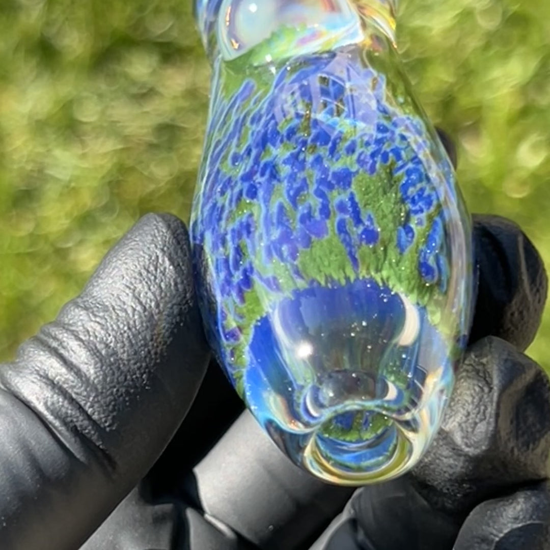 Purple Haze Sparkle Chillum Glass Pipe Tako Glass