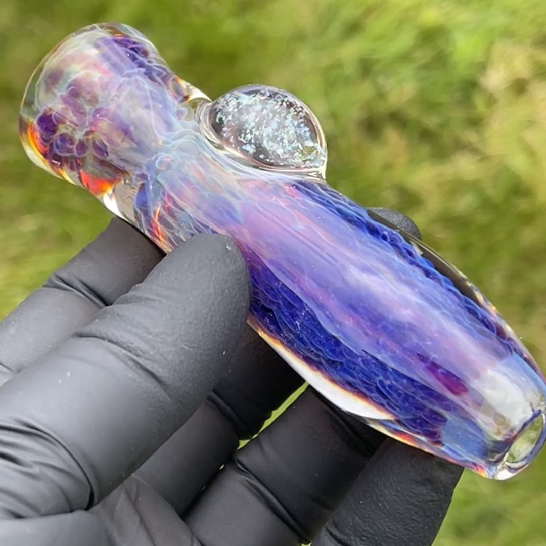 Purple Nebula Crushed Opal Chillum