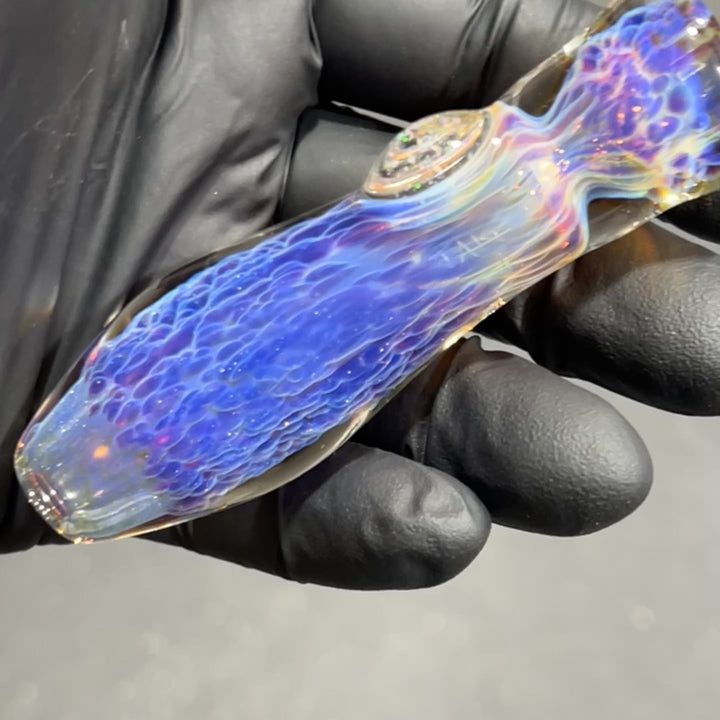 Purple Nebula Crushed Opal Chillum