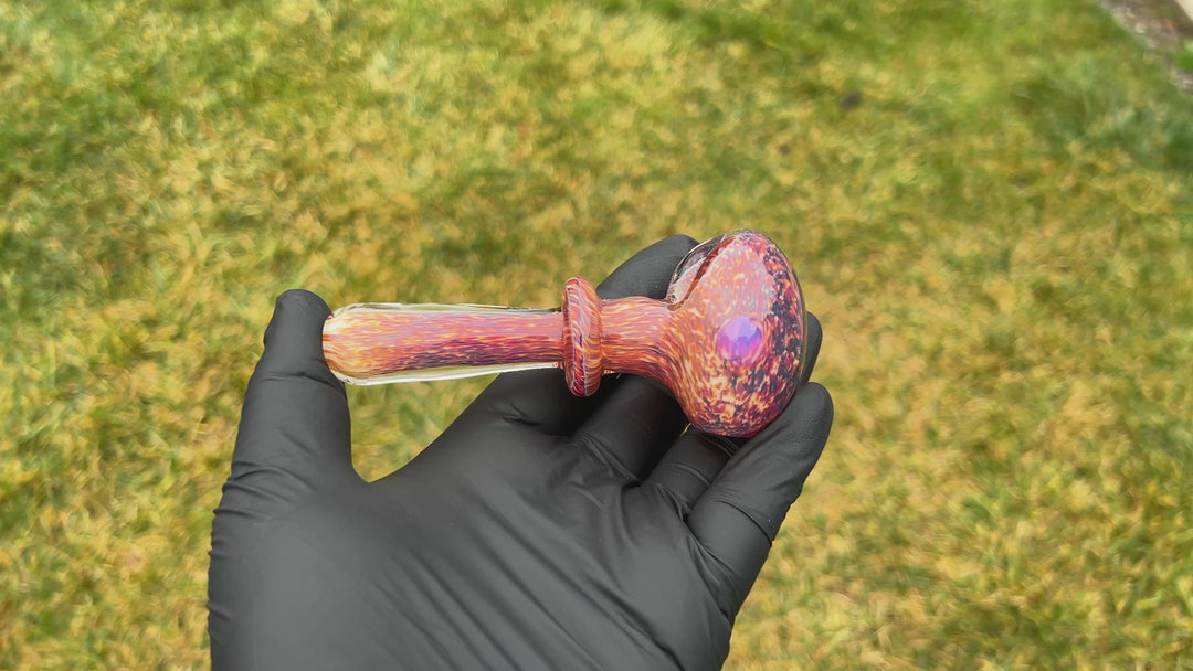 Thick Striking Purple Pipe Glass Pipe Chuck Glass